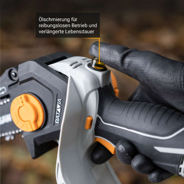 BATAVIA Akku 18 V Einhand-Kettensäge Nexxsaw 6"